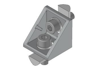 Connessione angolare 90° 18x18 tassello 5-pl