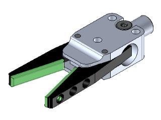 Sprue gripper 10 12 29 mm with Rubber